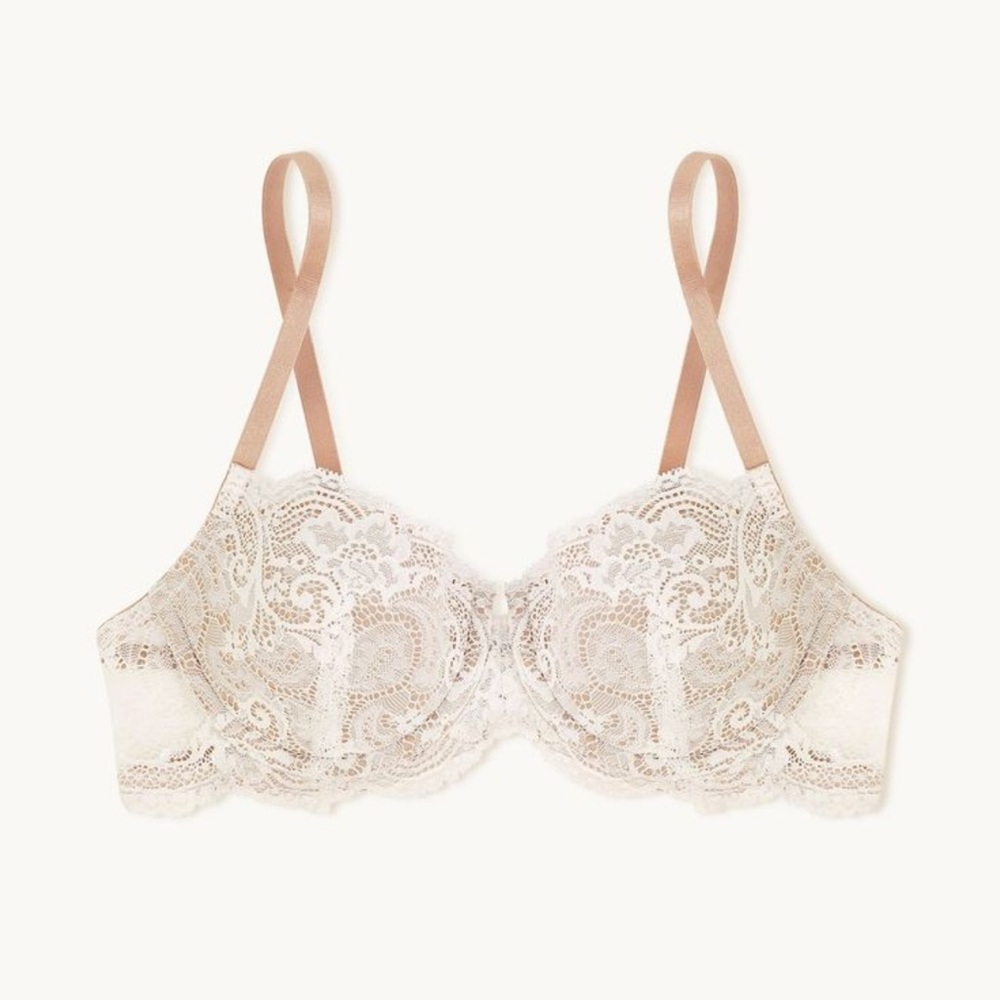 ThirdLove Lace Balconette Bra, Neutral, Size 42F